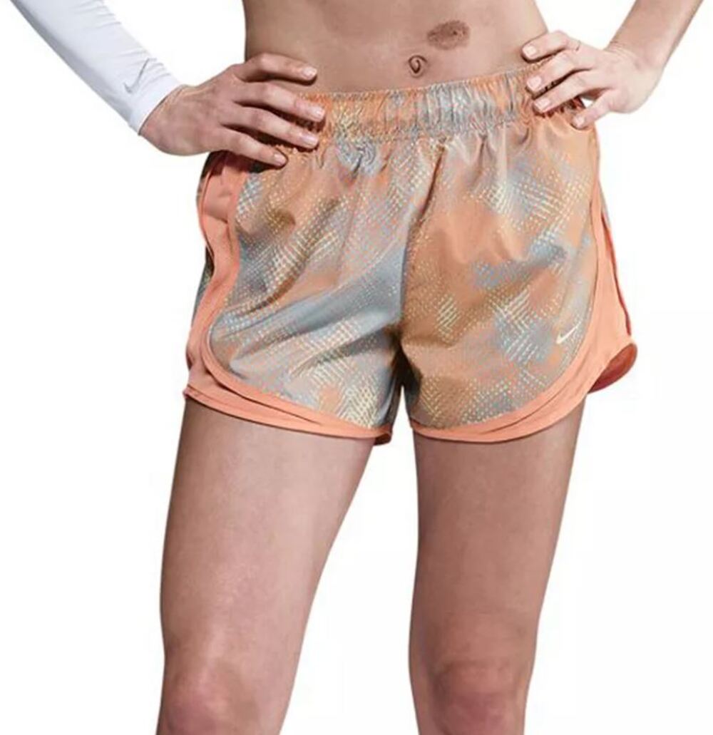 Nike Tempo Dri-FIT Running Shorts XS NWT 3" Peach Orange Workout